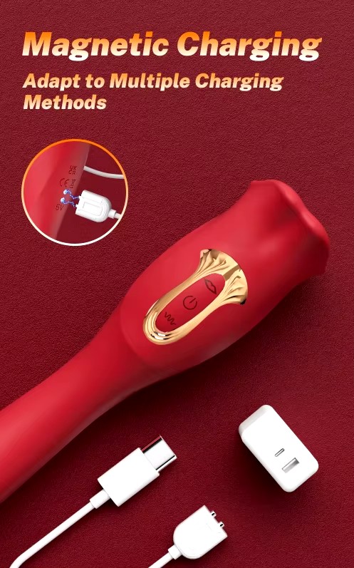 10 Mode Vibration & 10 Mode Bite 2-in-1 Thrusting Clitoral Tongue Vibrator - G Spot Stimulator Licking Vibrator Sex Toy for Women - Discreet Delivery India - Image 15