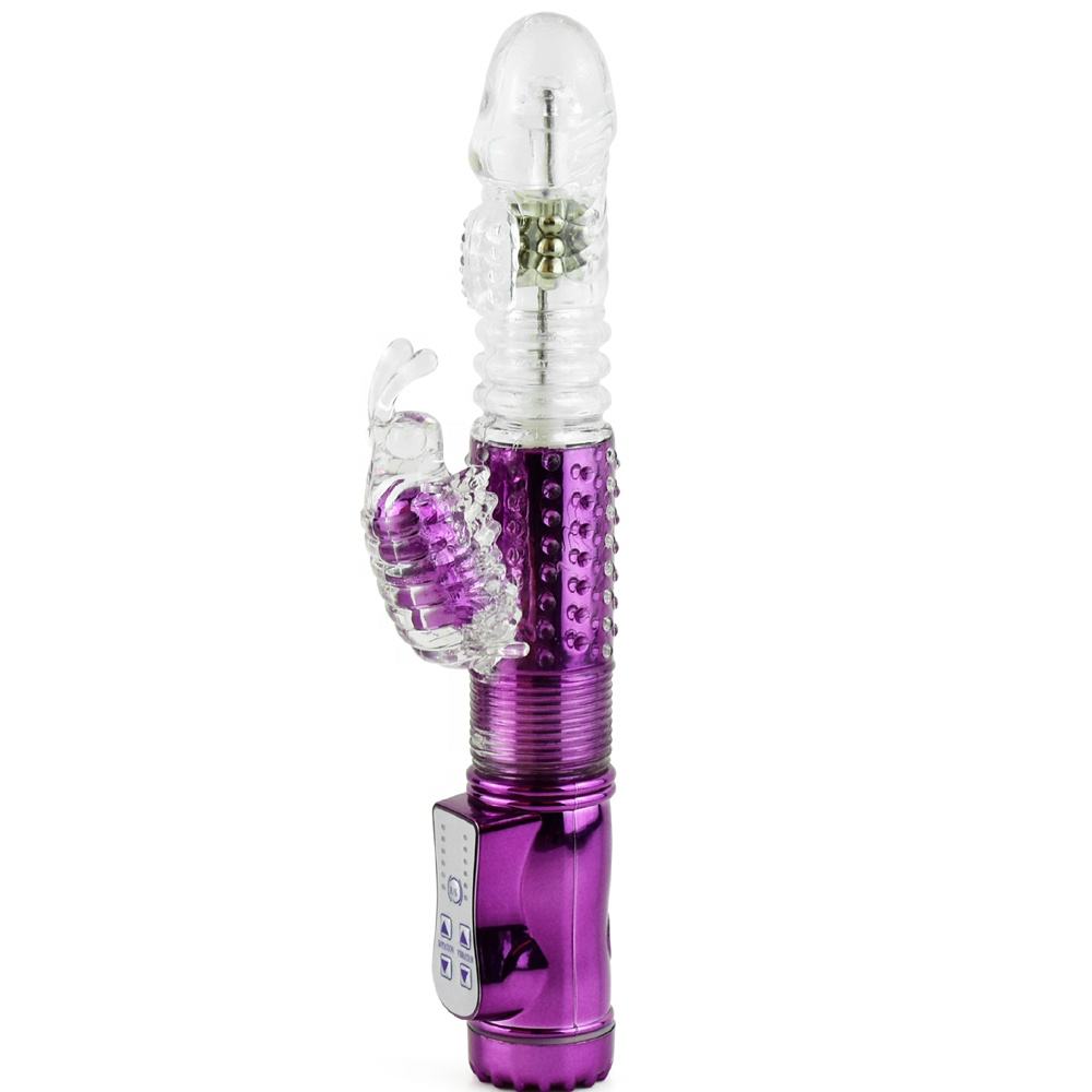 Classic 36 Vibration Rotating Head G-Spot Dildo - Multi-Speed Rabbit Sex Toy for Women - Waterproof Silicone Adult Wellness Product in India