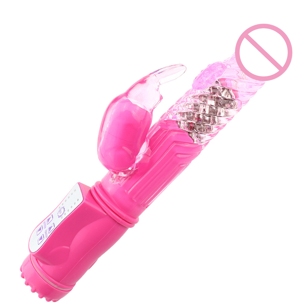 36 Multi-Speed Rechargeable Rabbit Vibrating Dildo for Women - G-Spot Stimulator with 360° Rotation - Waterproof Adult Wellness Sex Toys in India - Image 4