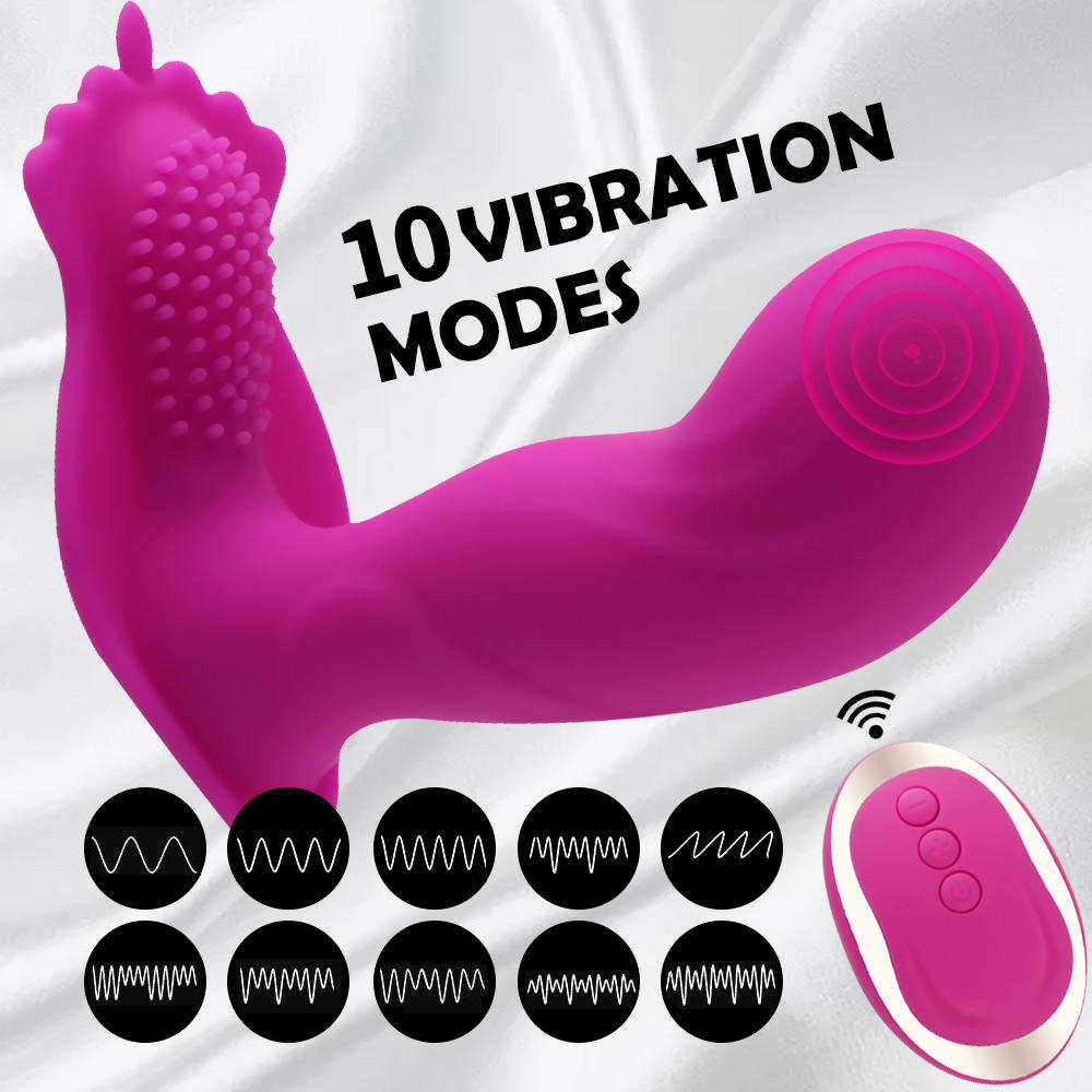 Premium Butterfly Wearable Vibrator for Women - 10 Frequency G-Spot Vaginal Vibrator - USB Rechargeable Adult Wellness & Couple Sex Toys in India ✨ - Image 5