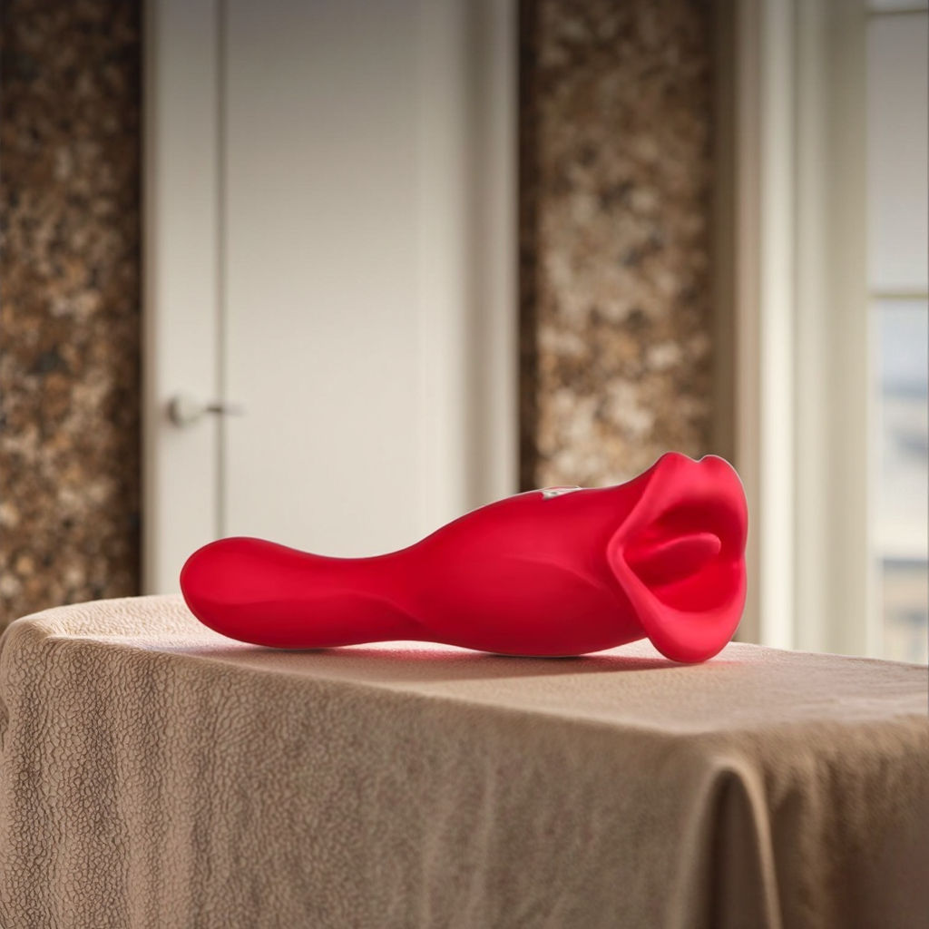 10 Mode Vibration & 10 Mode Bite 2-in-1 Thrusting Clitoral Tongue Vibrator - G Spot Stimulator Licking Vibrator Sex Toy for Women - Discreet Delivery India - Image 3