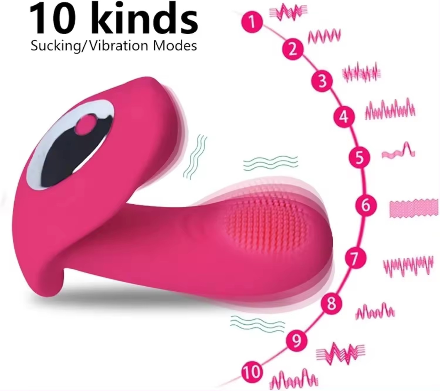 Premium Remote Control Wearable Butterfly Vibrator for Women - Invisible Panty Vibrating Egg - G-Spot & Clitoris Stimulator - Best Couple Toy India - Image 6