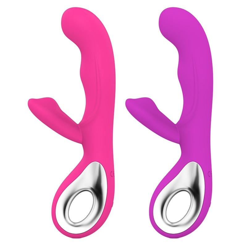 Premium Waterproof Silicone G-Spot Vibrator with Dual Motors - Dual Clitoral Stimulation Wand Massager - Best Adult Wellness Sex Toys for Couples India - Image 3